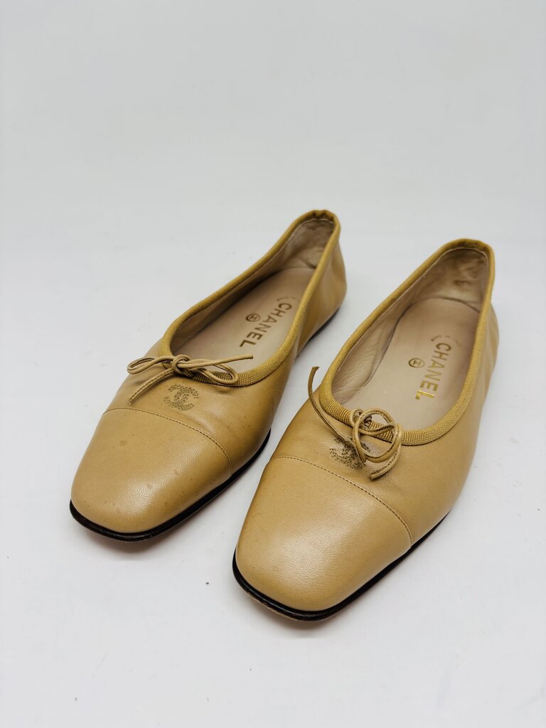 Chanel LUXURY SHOES Beige 7.5