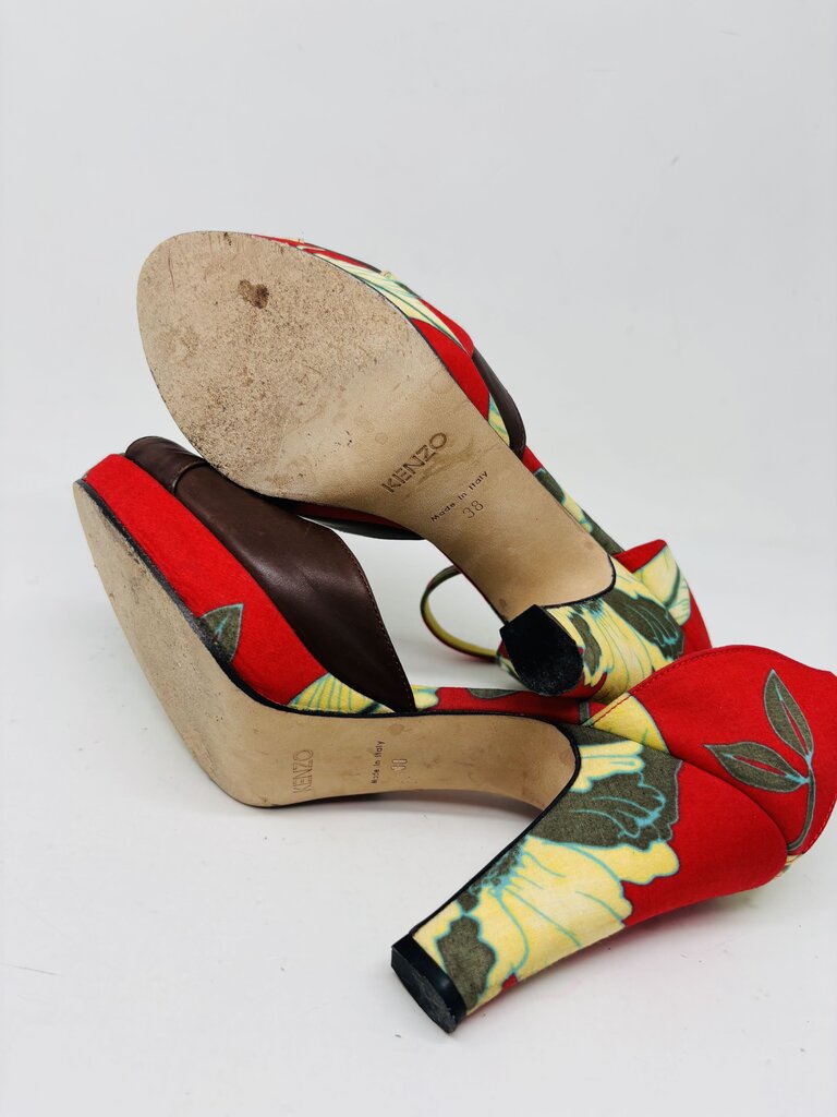 Kenzo Heels Red 7.5