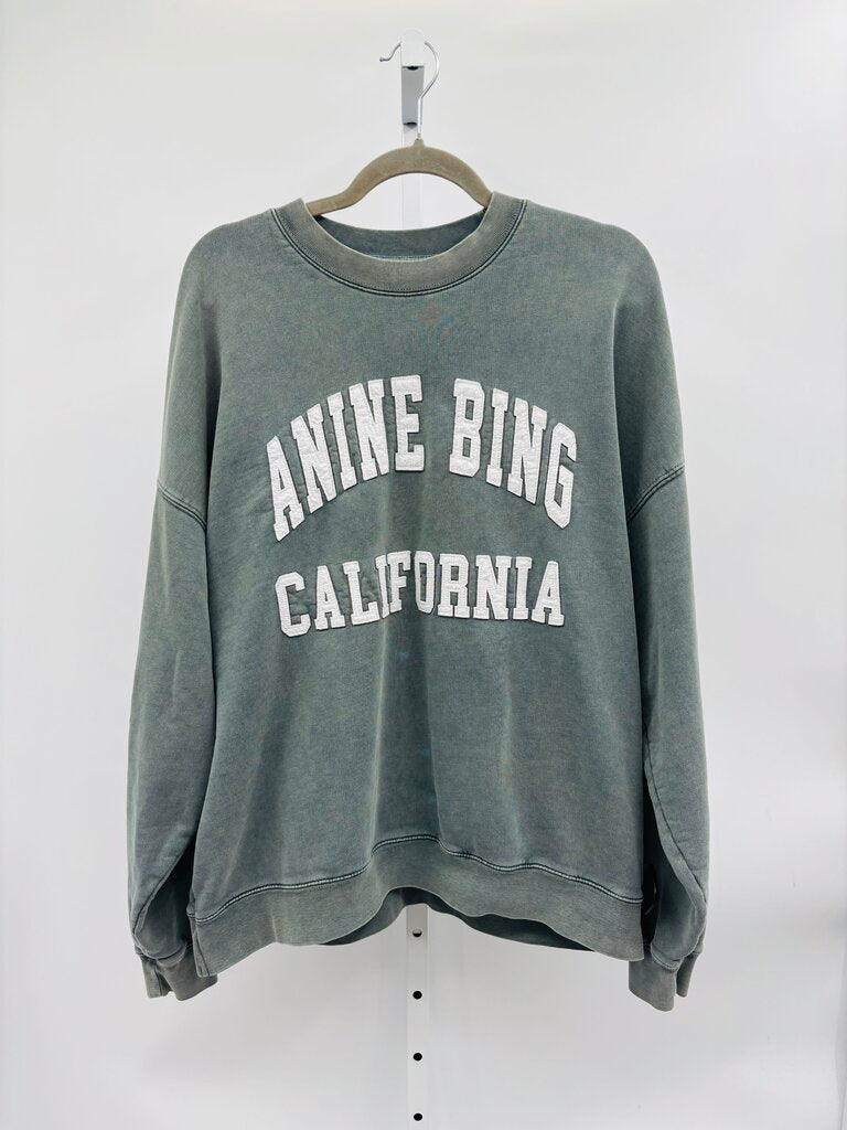 Anine Bing Sweatshirt Green S