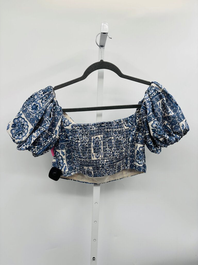 Abercrombie & Fitch Top Blue M