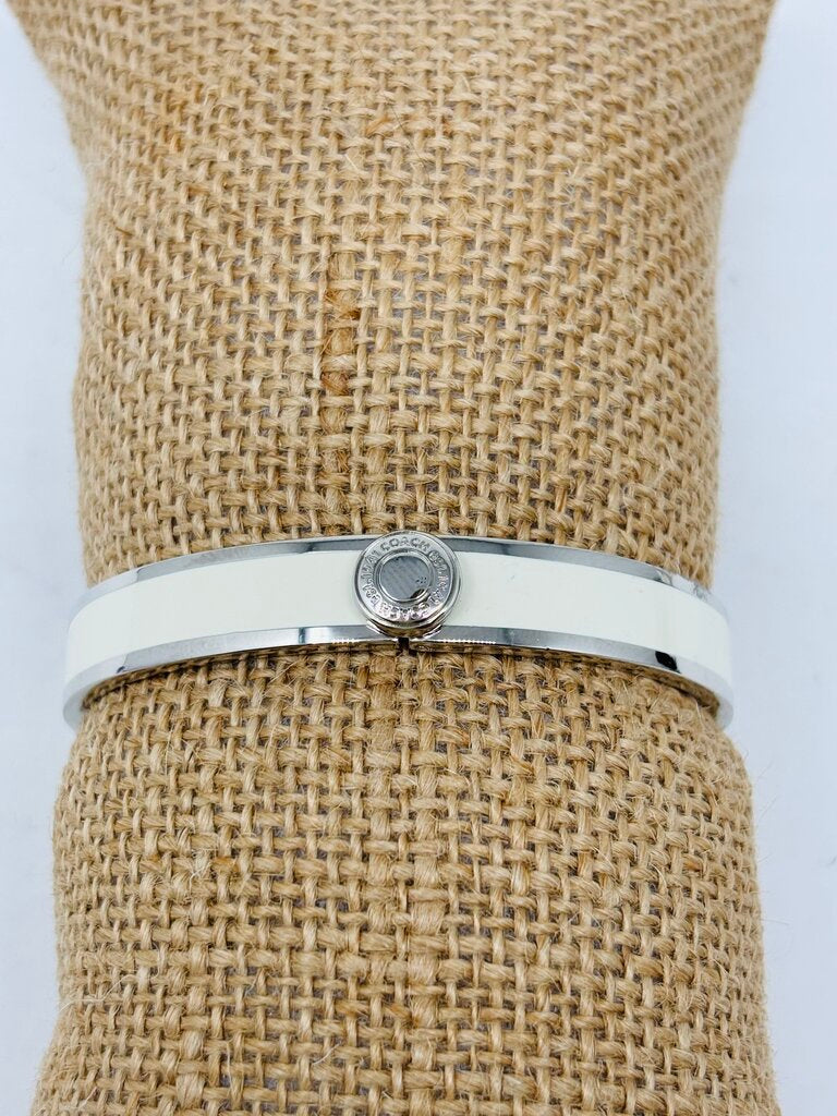 Coach Bracelet White 2.25" dia