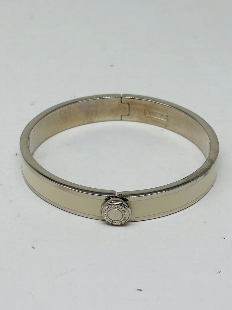 Coach Bracelet White 2.25" dia