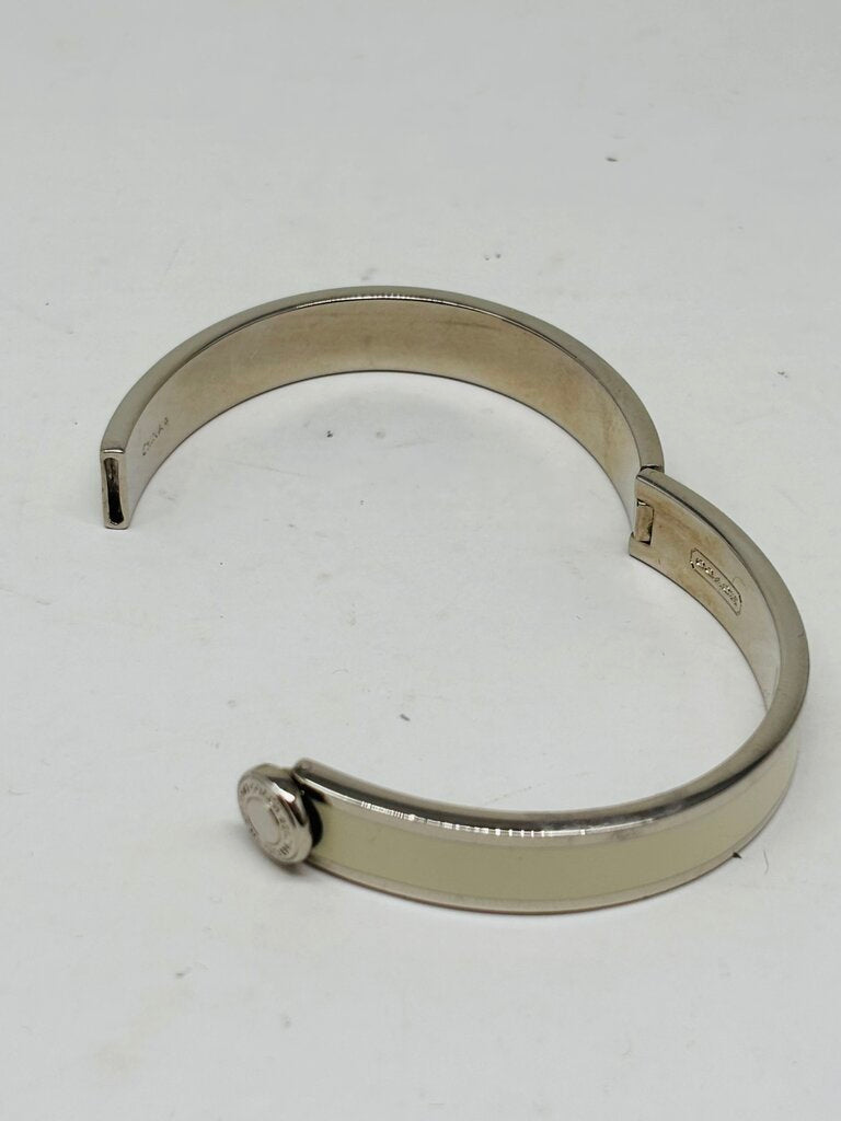 Coach Bracelet White 2.25" dia