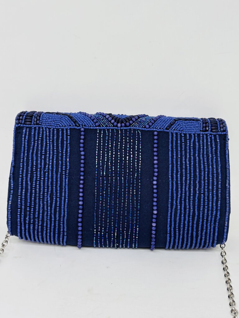 America & Beyond Clutch Navy