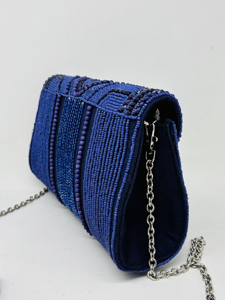 America & Beyond Clutch Navy
