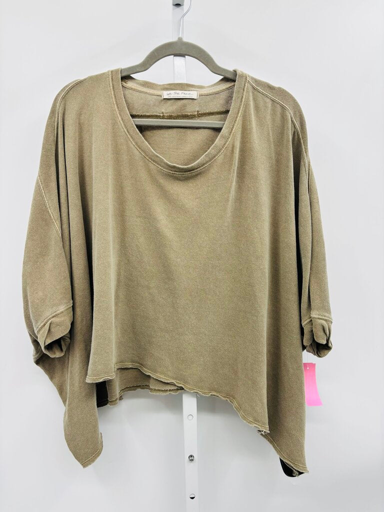 We the Free Top Taupe L