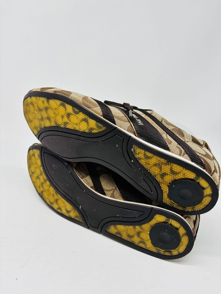 Coach Sneakers Tan Signature 8