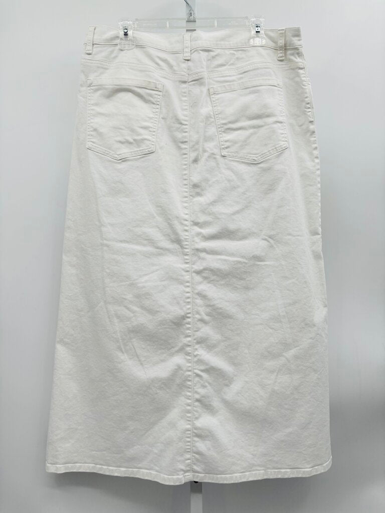 Eileen Fisher Skirt Maxi White L