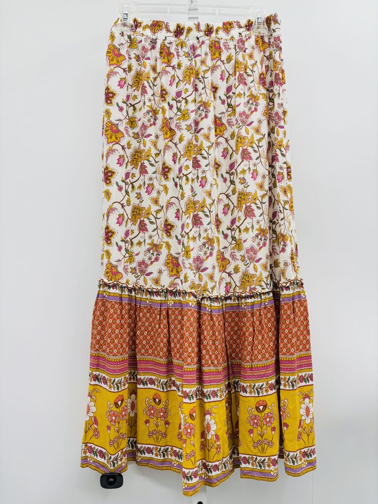 Rachel Zoe Skirt Midi Multi L