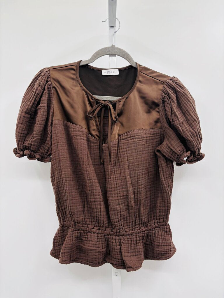 S'edge Top Brown M