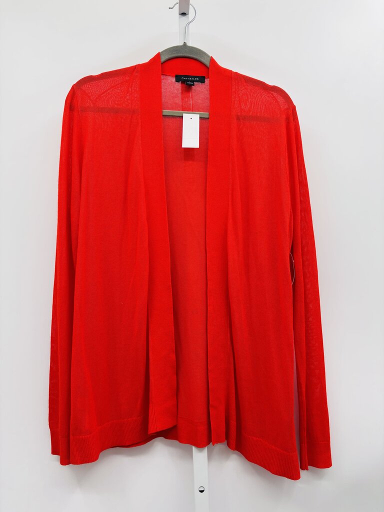 Ann Taylor Cardigan Red L