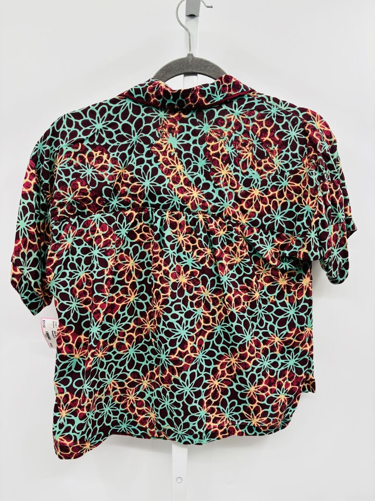 Anthropologie Shirt Burgundy M