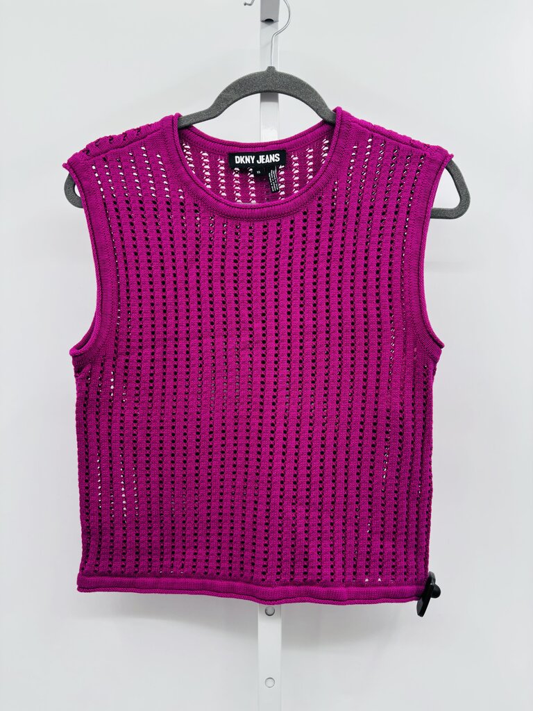 DKNY Sweater Vest Pink XS