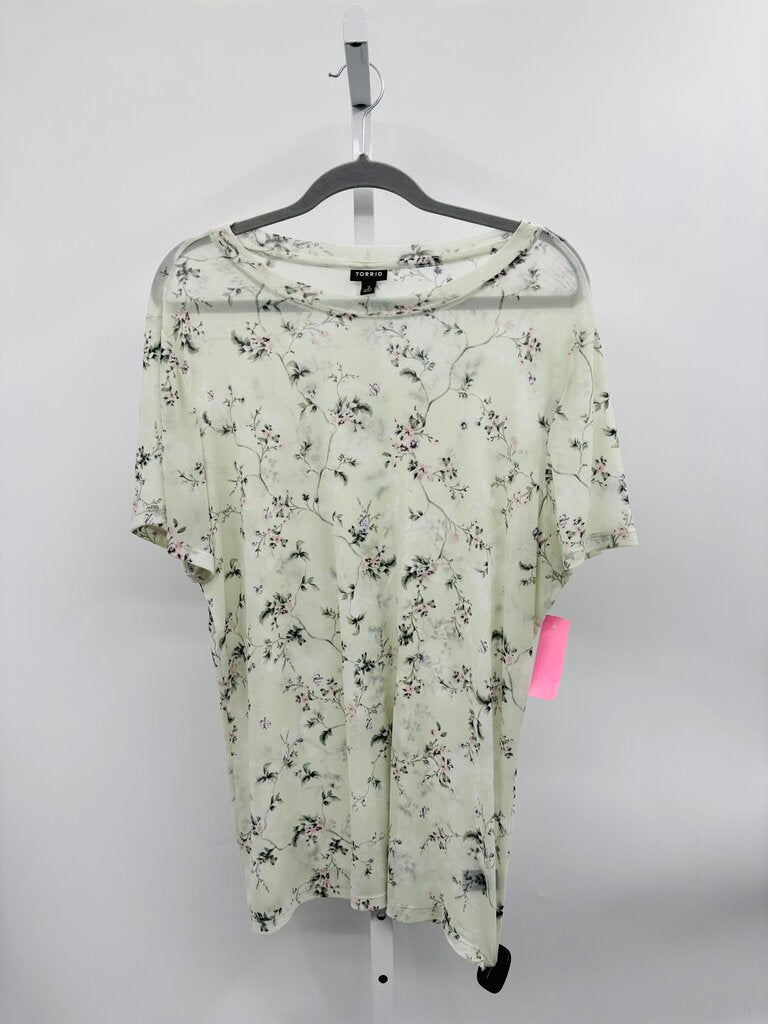 Torrid Top Plus Green 2X