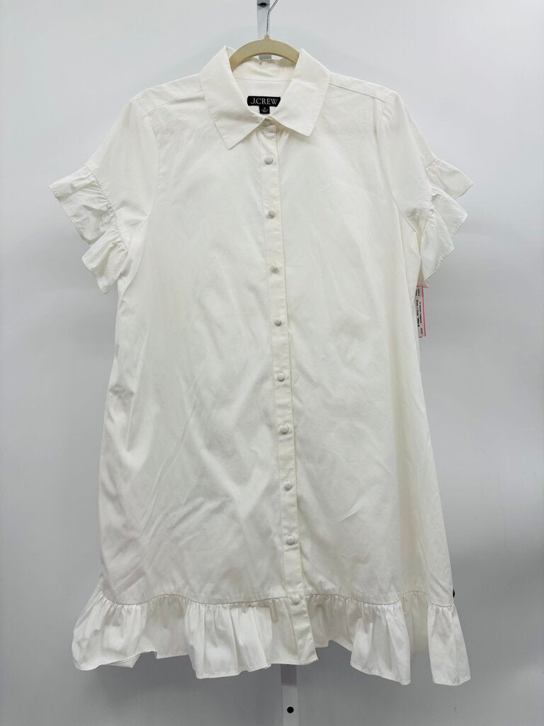 J. Crew Dress White M