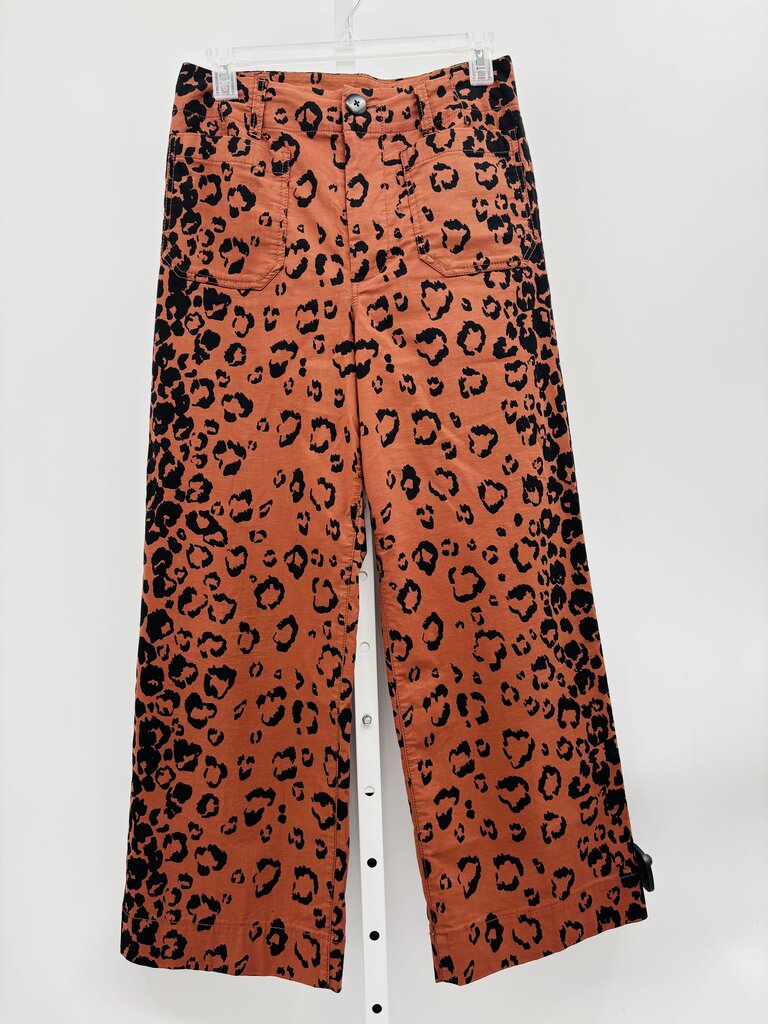 Maeve Pants Wide Leg Brown 8