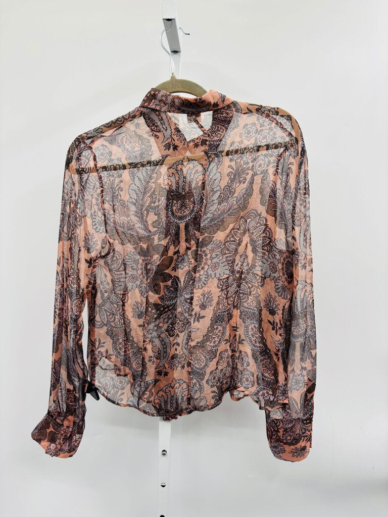 Philippe Adec Blouse Pink L