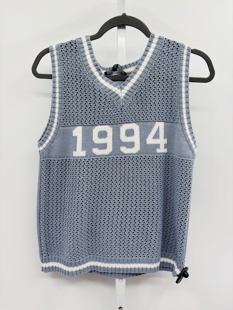 Central Park West Sweater Vest Blue S