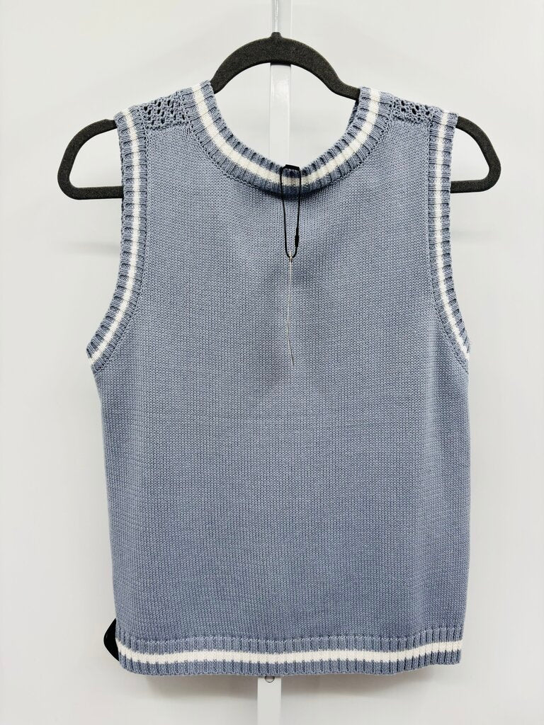 Central Park West Sweater Vest Blue S