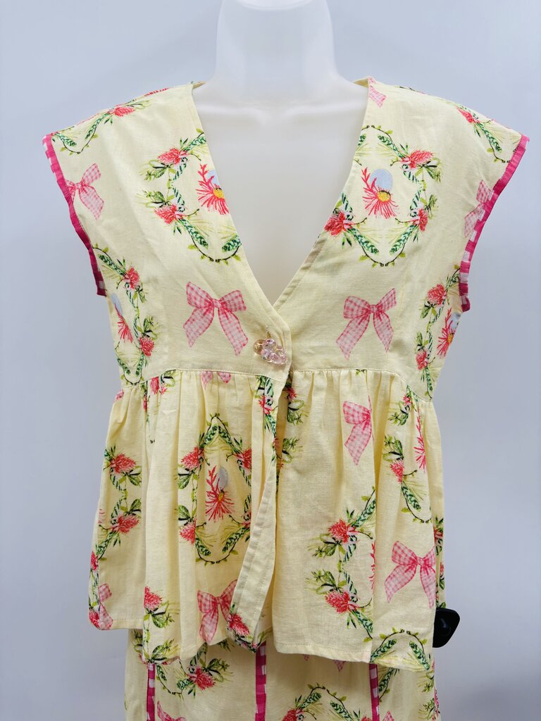 Be Sunset Skirt Set Yellow S