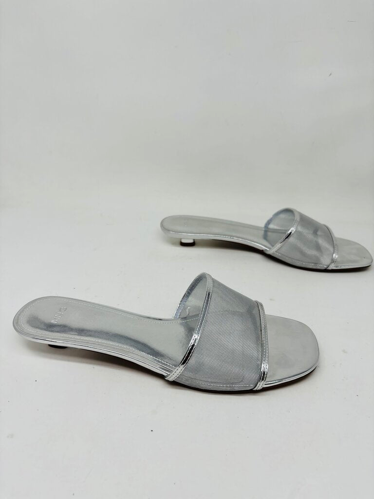 MNG Mules Silver 8.5
