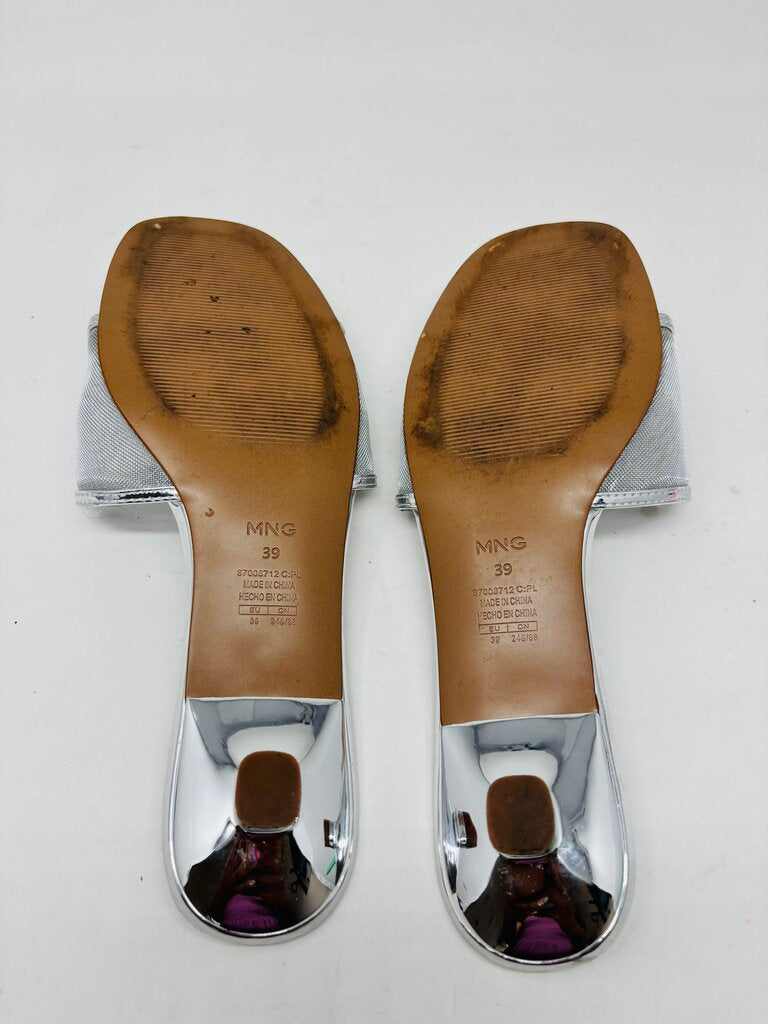 MNG Mules Silver 8.5