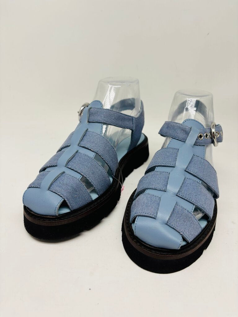 Anthropologie Sandals Denim 7.5