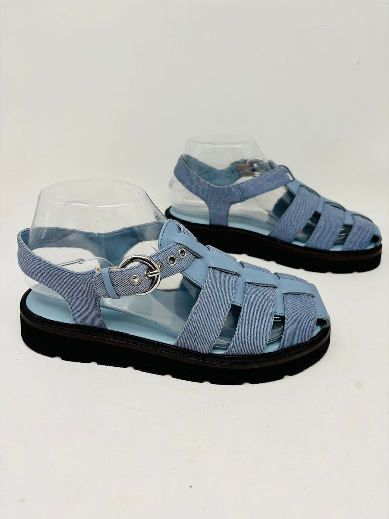 Anthropologie Sandals Denim 7.5