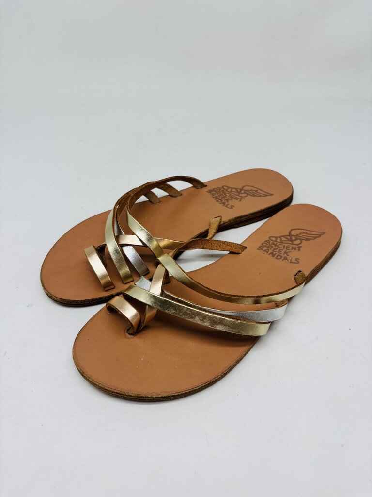 Ancient Greek Sandals Sandals Gold 8.5