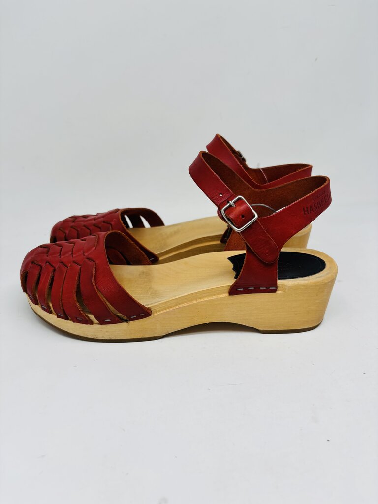 Hasbeens Clogs Red 7.5