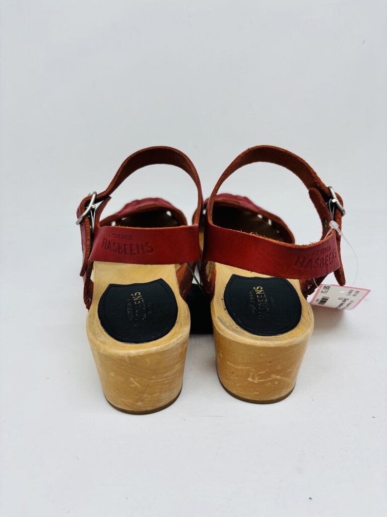 Hasbeens Clogs Red 7.5