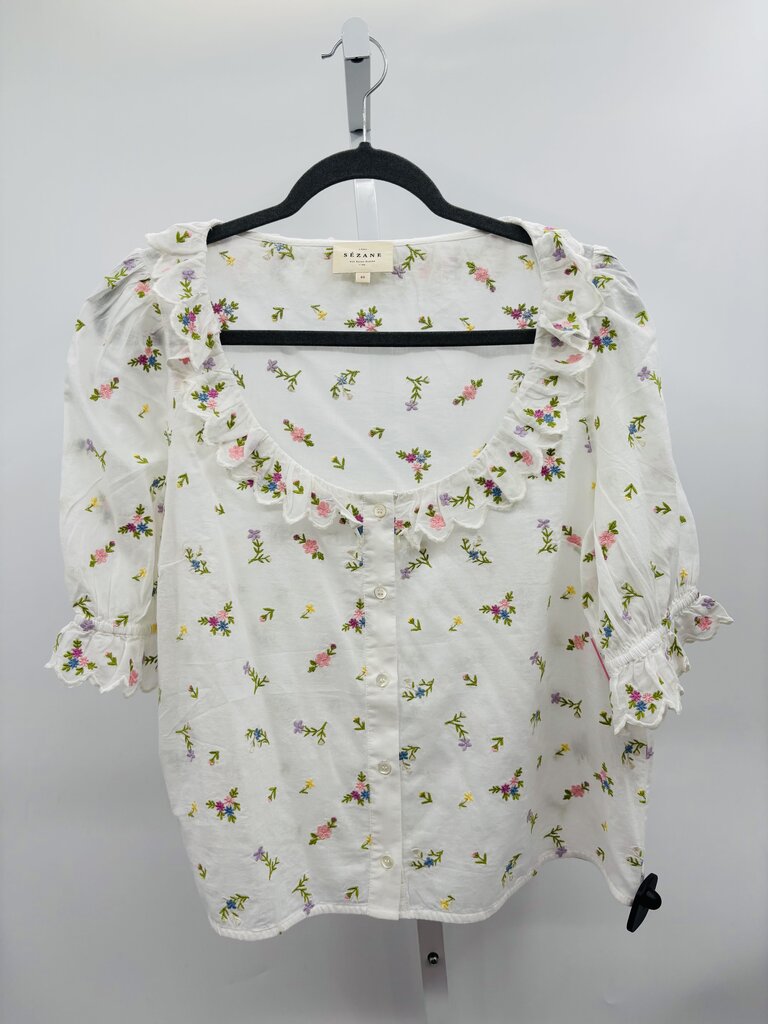 Sezane Blouse White 8