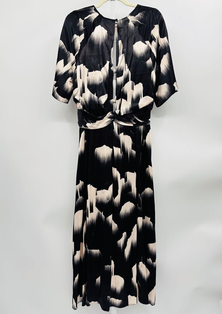 Reiss Maxi Dress Black 10
