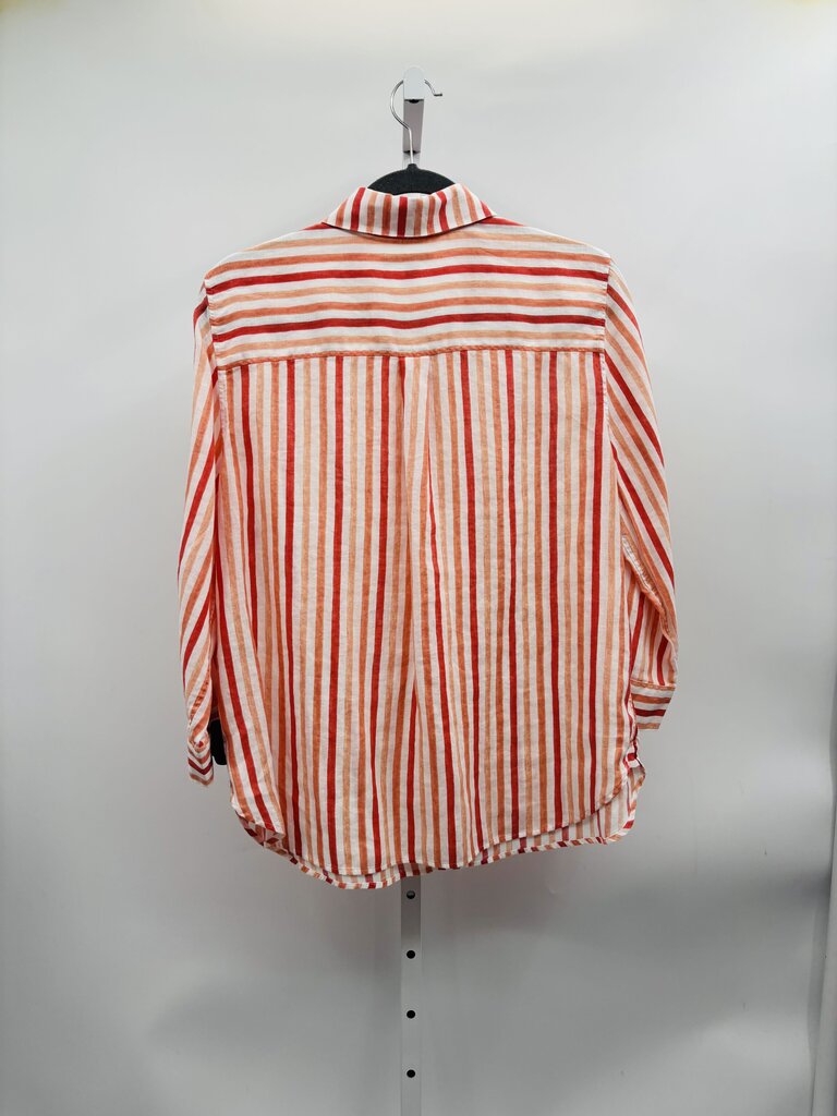 Chico's Top Orange White 10