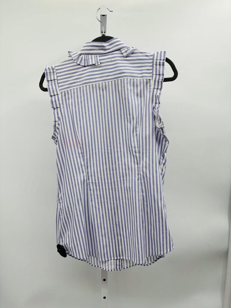 Banana Republic Blouse Blue White 8