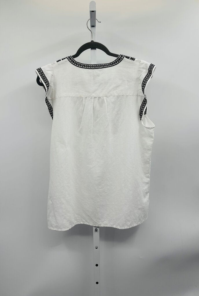 Talbots Top White L