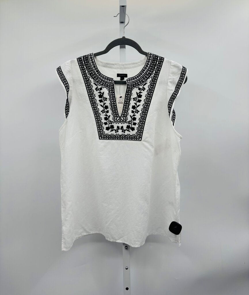 Talbots Top White L