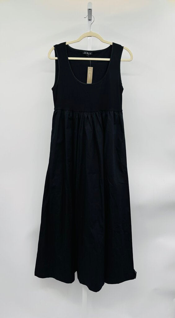 J. Crew Maxi Dress Black L