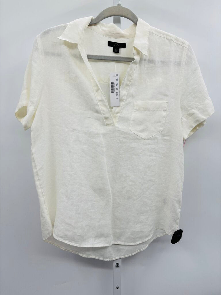 J. Crew Top White XS