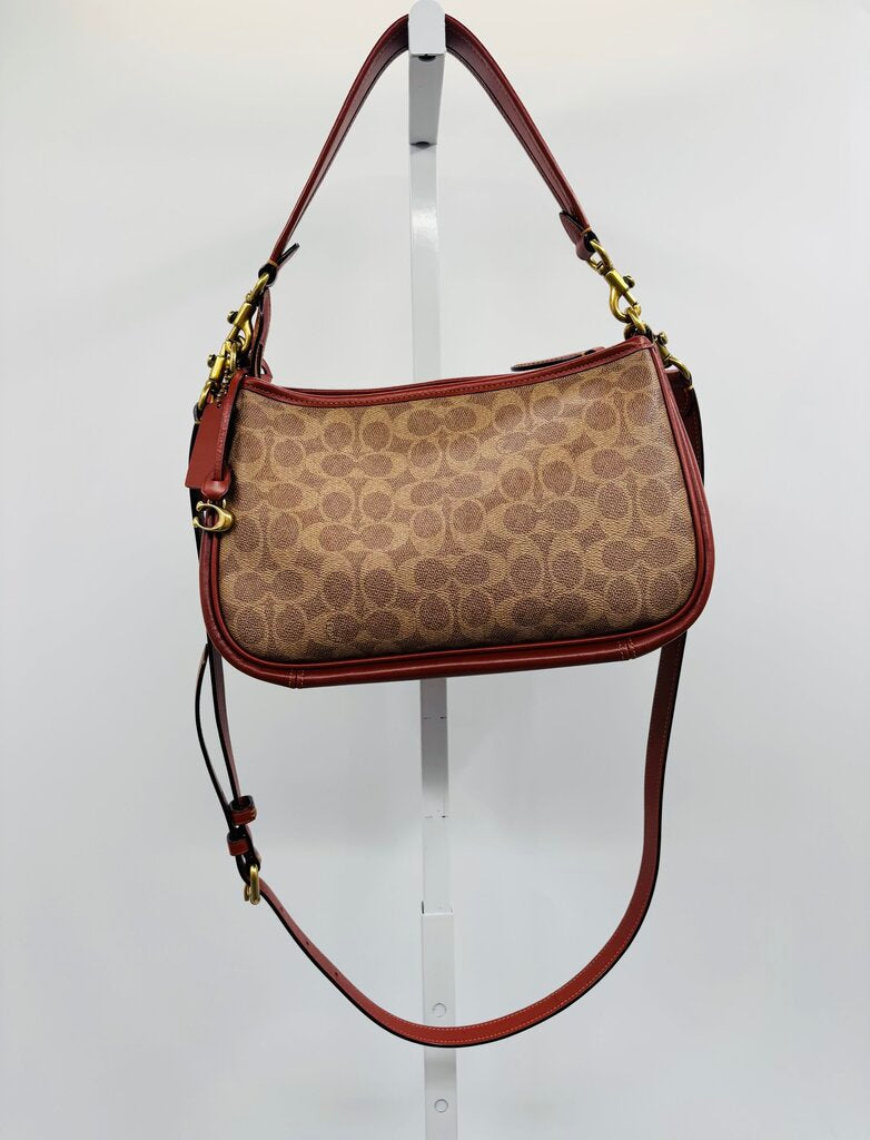Coach Crossbody Bag Brown Signature