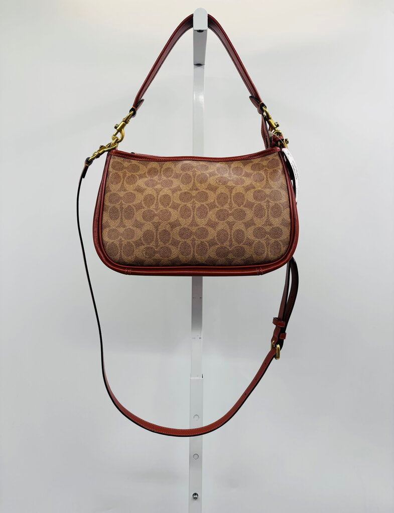 Coach Crossbody Bag Brown Signature