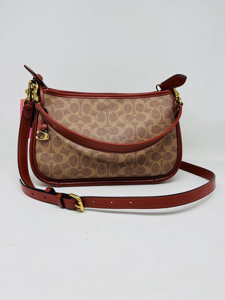 Coach Crossbody Bag Brown Signature