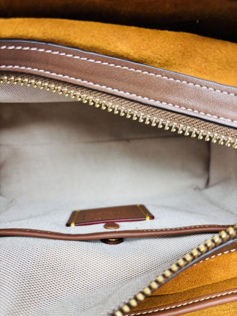 Coach Handbag Beige Signature