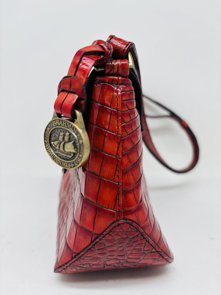 Brahmin Handbag Red
