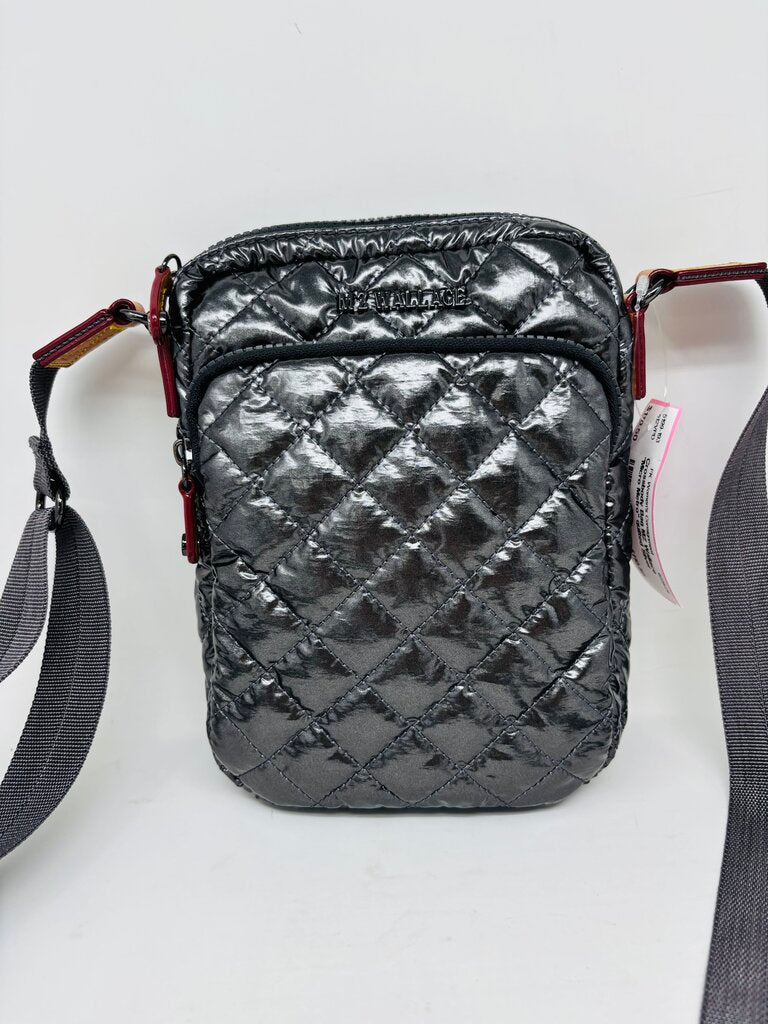 MZ Wallace Crossbody Bag Silver