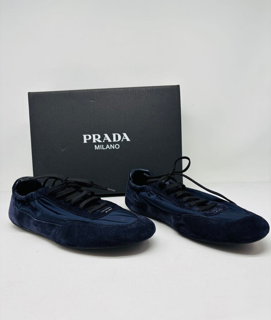 Prada LUXURY SHOES Navy 8