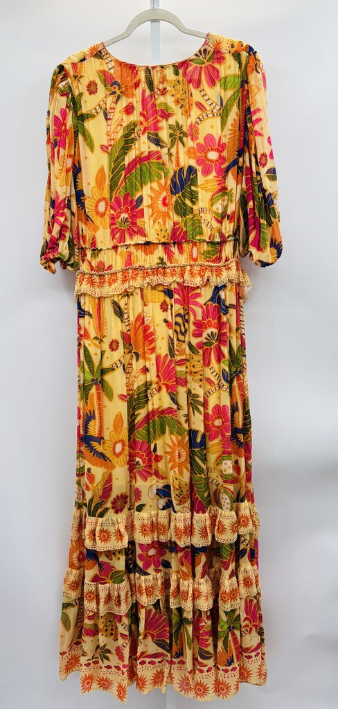 Farm Maxi Dress Yellow XL