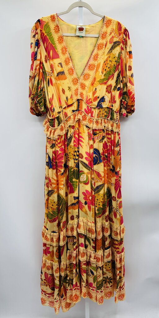 Farm Maxi Dress Yellow XL