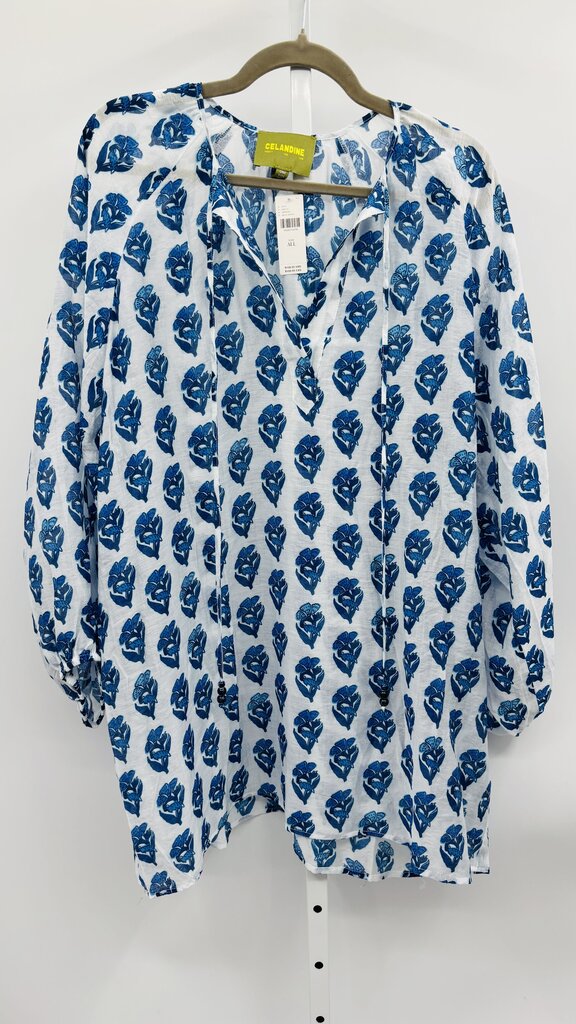 Celandine Tunic Navy OS
