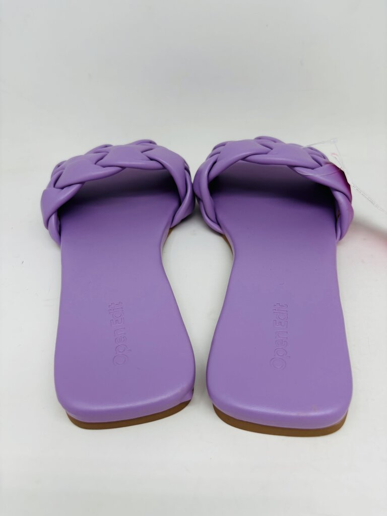 Open Edit Sandals Purple 8.5